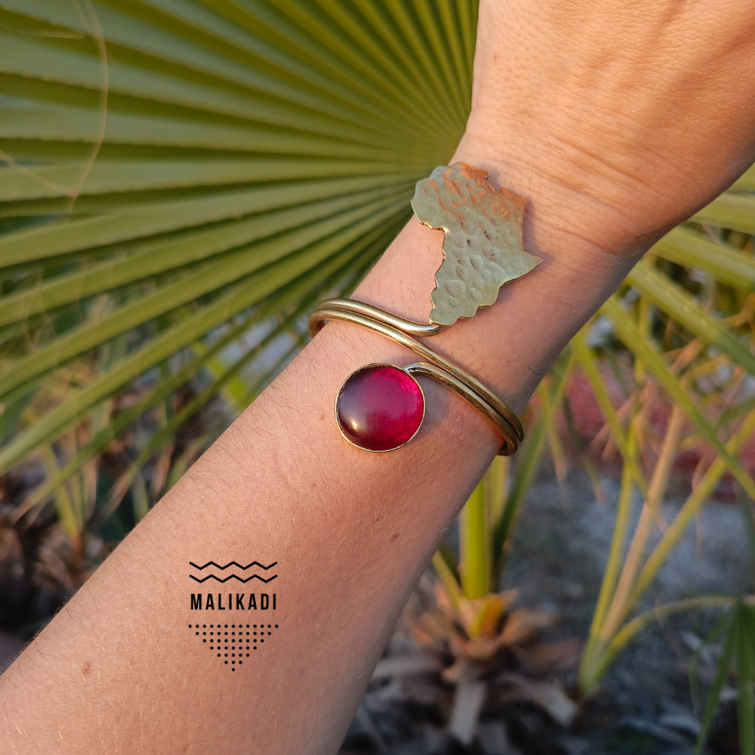 Bracelet Africa rouge